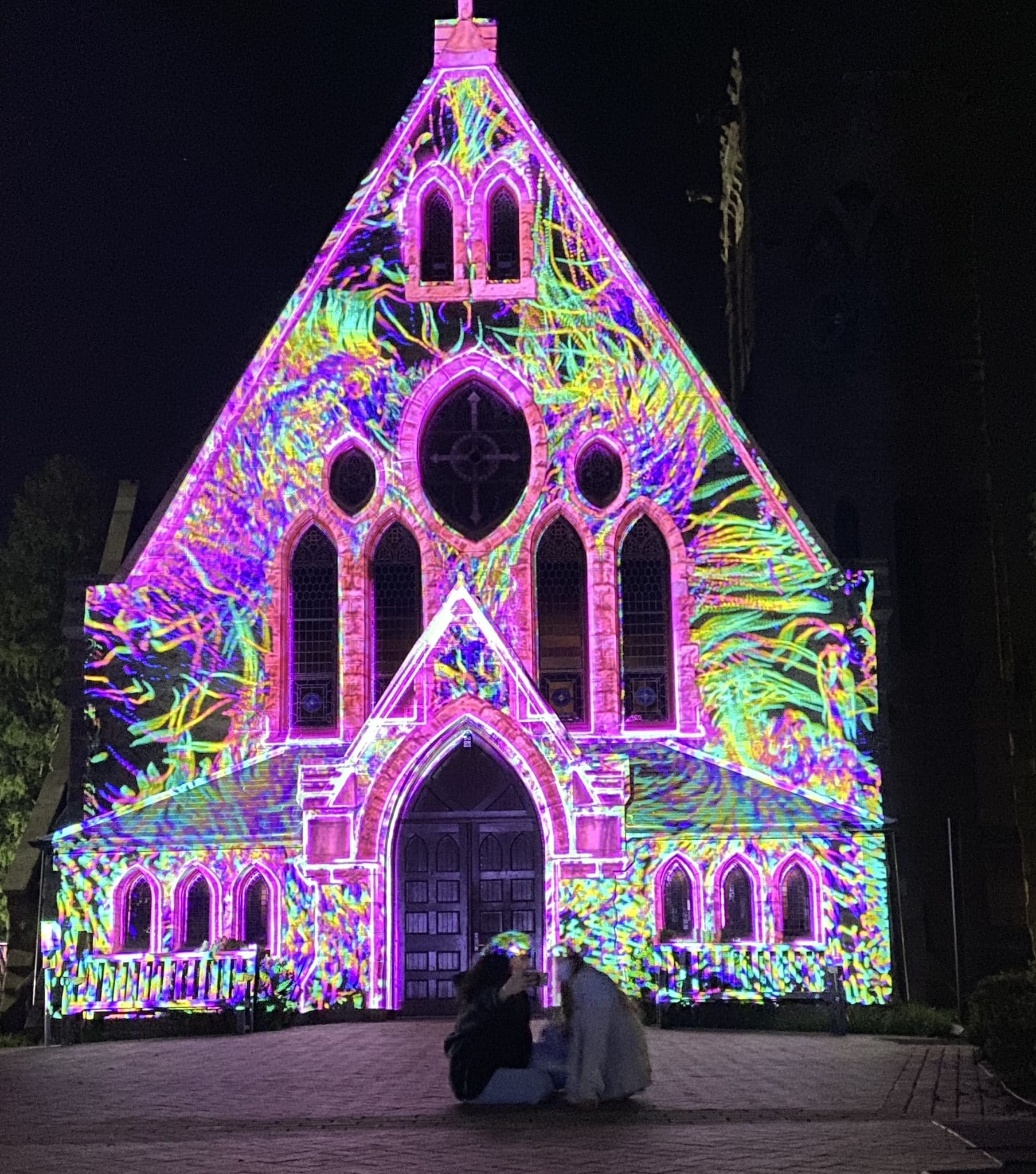 The Chapel ‘Graduation’ Projection Mapping by Jeff Dobrow